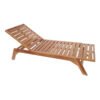 Ξύλινη Ξαπλώστρα Sunshine από Teak